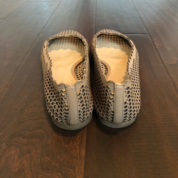 Chloe perforated ballet flats size 8 - Picture 4 of 5